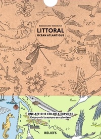 Emmanuelle Tchoukriel - Littoral océan Atlantique - Affiche à colorier.