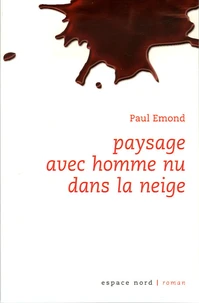 Paysage avec homme nu dans la neige