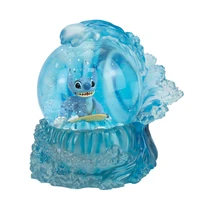 Boule à neige stitch surfeur - disney showcase