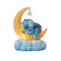 Figurine stitch et souillon lune lumineuse - disney traditions