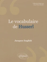 Le vocabulaire de Husserl