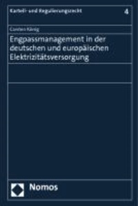 Engpassmanagement in der deutschen und europäischen Elektrizitätsversorgung.