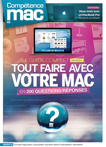 Gérald Vidamment - Compétence Mac N° 52 : Tout faire avec votre Mac en 200 questions/réponses.