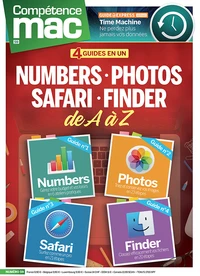 Numbers, Photos, Safari, Finder