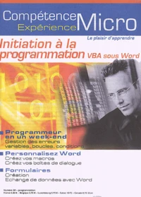 Initiation à la programmation VBA sous Word