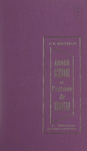 André Gide et l'attente de Dieu