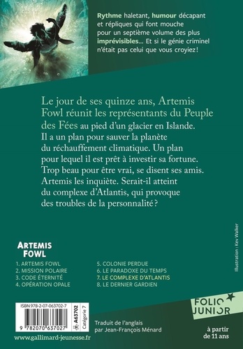Artemis Fowl Tome 7 Le complexe d'Atlantis