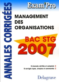 Management des organisations Bac STG