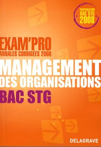 Management des organisations Bac STG