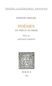 Ephraïm Mikhaël - Poèmes en vers et en prose.