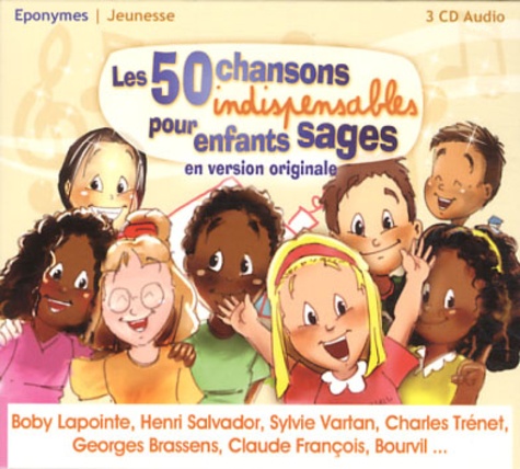 Christian de Tarlé - Les 50 chansons indispensables pour enfants sages - En version originale. 3 CD audio