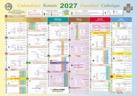 Petit calendrier familial catholique romain 2027