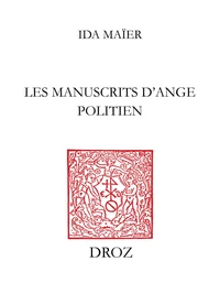 Les manuscrits d'Ange Politien