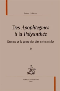 Des Apophtegmes à la Polyanthée