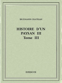 Erckmann-Chatrian - Histoire d'un paysan III.