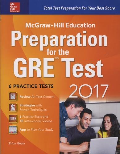 Erfun Geula - McGraw-Hill Education Preparation for the GRE Test.