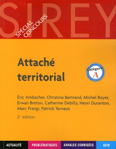 Eric Ambacher et Christine Bertrand - Attaché territorial - Catégorie A.
