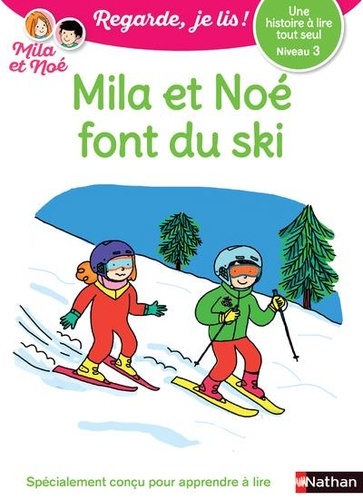 Mila et Noé  Mila et Noé font du ski