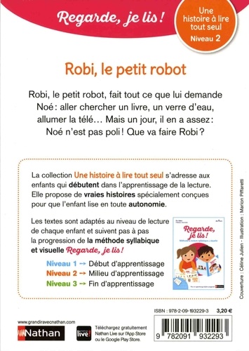 Robi, le petit robot. Niveau 2