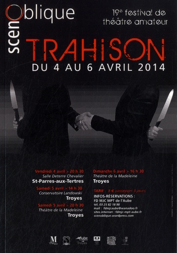 Eric Beauvillain et Alain Dommanget - ScènOblique 2014 - Trahison.
