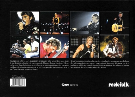 Johnny Rock. Livre agenda  Edition 2020