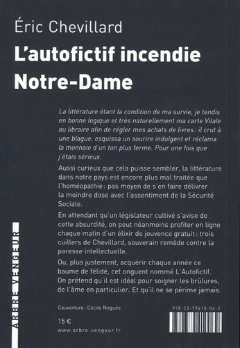 L'autofictif incendie Notre-Dame. Journal 2018-2019