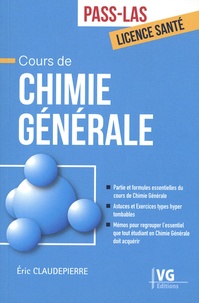 Eric Claudepierre - Cours de chimie générale.