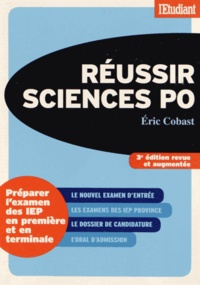 Eric Cobast - Réussir Sciences Po.