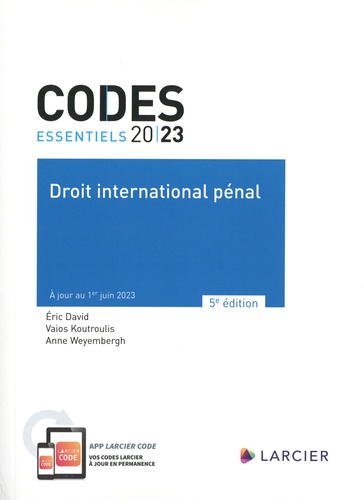 Droit international pénal  Edition 2023