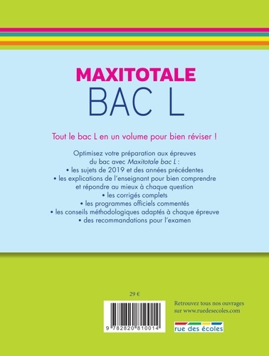 Maxitotale Bac L  Edition 2020