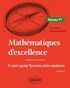 Eric Dubon et Francisco del Rey - Mathématiques d'excellence Tle - Cours pour lycéens très motivés.