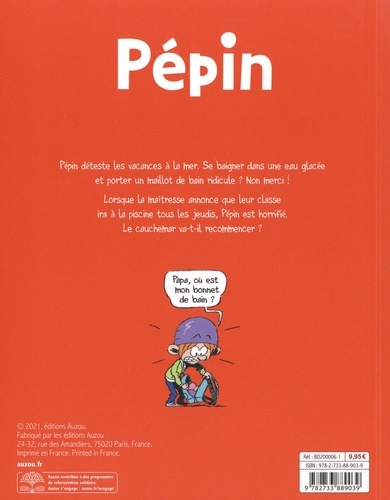 Pépin Tome 1 Pépin se jette à l'eau