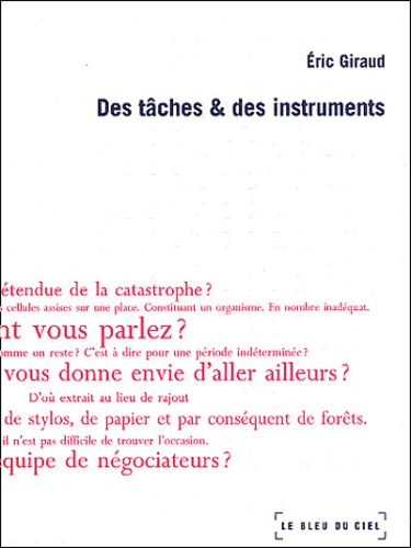 Eric Giraud - Des Taches & Des Instruments.