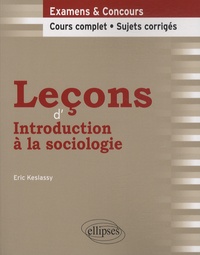 Eric Keslassy - Leçons d'introduction à la sociologie.