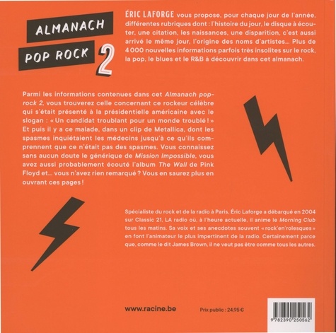 Almanach Pop Rock. Tome 2
