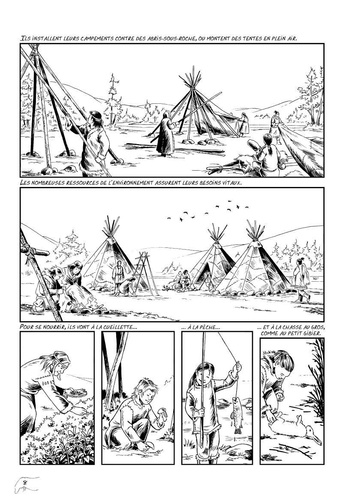 L'art préhistorique en bande dessinée. Deuxième époque, gravettien et solutréen