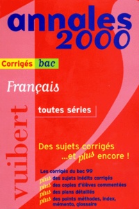 Eric Le Grandic et  Collectif - Francais Bac. Corriges, Edition 2000.