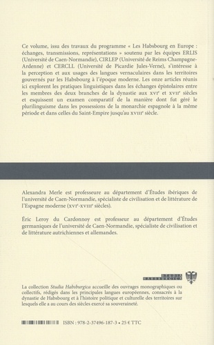 Les langues des Habsbourg. Un empire plurilingue à l'époque moderne