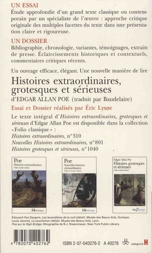 Histoires extraordinaires, grotesques et sérieuses d'Edgar Allan Poe