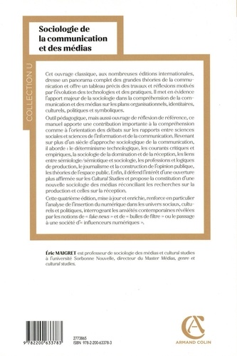 Sociologie de la communication et des médias 4e édition