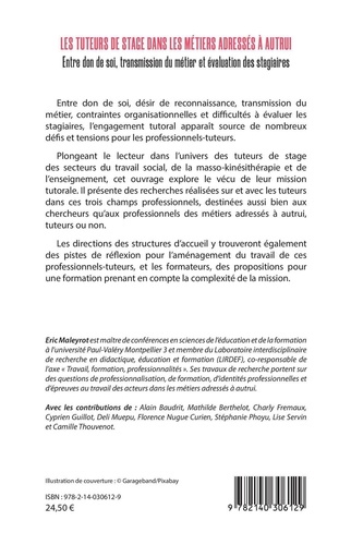 Les tuteurs de stage dans les métiers adressés à autrui. Entre don de soi, transmission du métier et évaluation des stagiaires