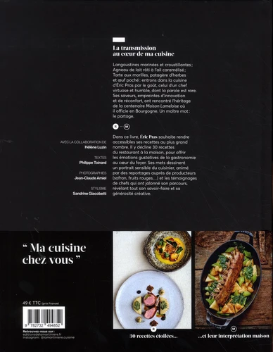 LAMELLOISE | La cuisine d'Éric Pras De la terre à la fourchette Eric Pras 