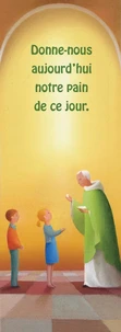 Lot de 20 - Signet Donne-nous aujourd'hui notre pain de ce jour.