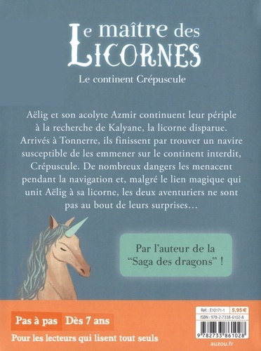 Le maître des licornes Tome 2 Le continent crépuscule