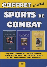 Eric Van Antwerpen et Jean-Christophe Damaisin d'Arès - Coffret 3 livres sports de combat - Etranglements et immobilisation ; Le Hapkido ; Jiu-Jitsu brésilien.