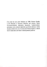 L'inventaire des destructions