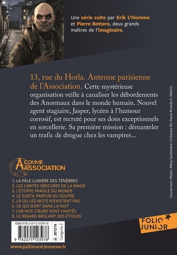 A comme Association Tome 1 La pâle lumière des ténèbres