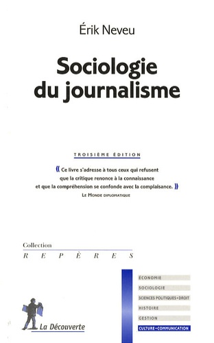 Sociologie du journalisme 3e édition - Occasion