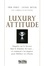 Luxury attitude