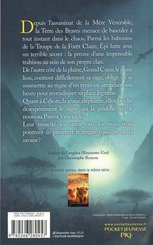 Bravelands Tome 2. Le code d'honneur de Erin Hunter - Grand Format ...